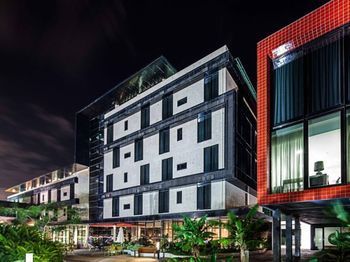 Hotel Front - Evening or Night